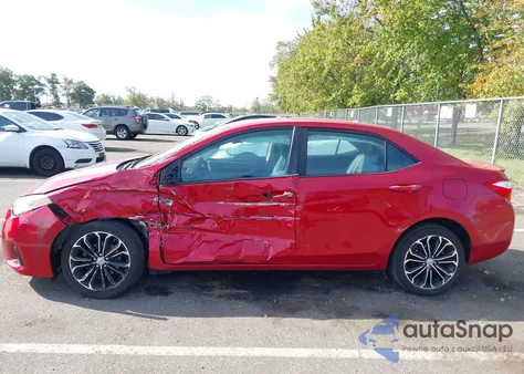 2014 Toyota Corolla S Plus z USA, uszkodzony, nr VIN 2T1BURHE4EC067909